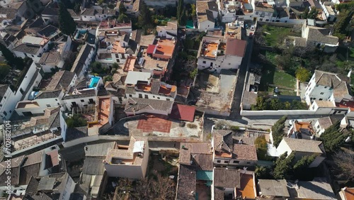 Granada Rooftops From Above aerial footage