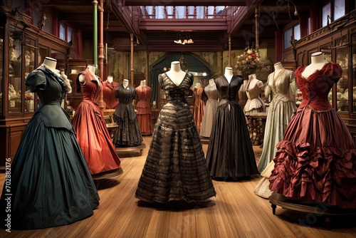 Wallpaper Mural Wedding dresses in the interior of the royal palace, France, AI Generated Torontodigital.ca