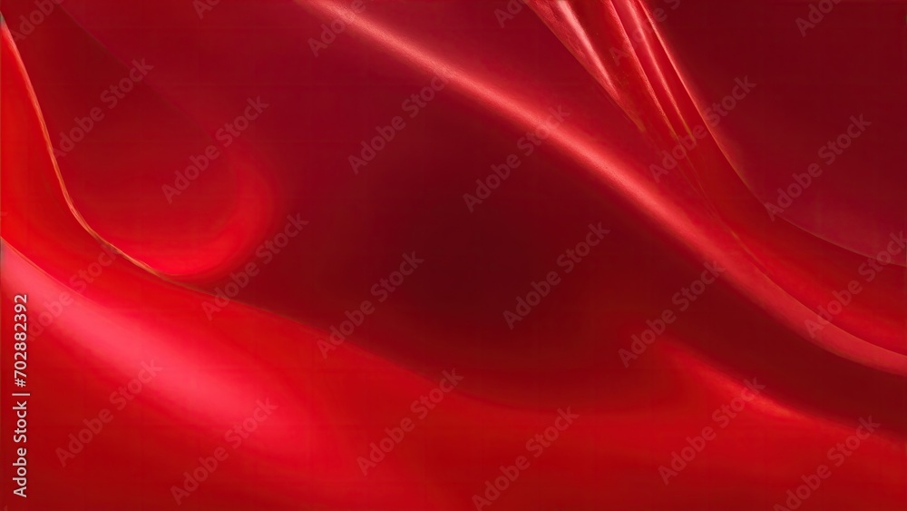 Red silk Wave Abstract design for background, Red liquid, shiny material, smooth motion Red silk Wave Abstract design for background, Red liquid, shiny material, smooth motion
