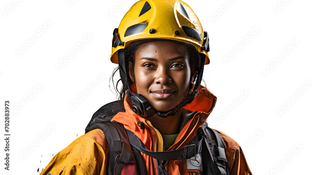 Fototapeta premium Construction worker PNG, Transparent background laborer, Builder graphic, Hard hat and toolbelt icon, Skilled tradesman image, Engineer PNG, Professional in construction, Technical expert illustration
