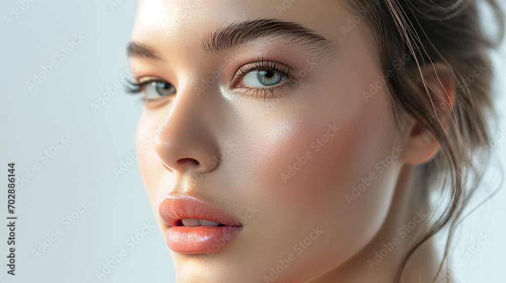 A model woman portrait in light shades ultra detailed A model woman portrait in light shades ultra detailed