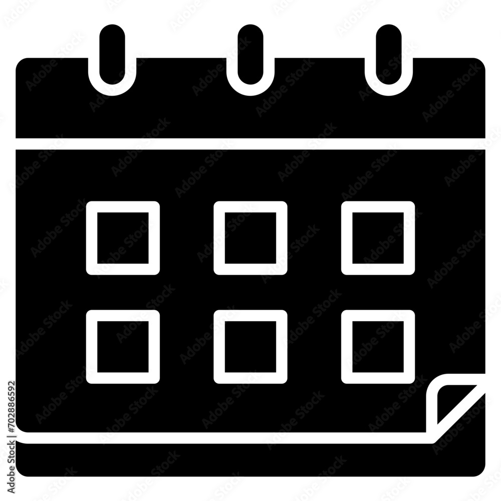 Agenda Icon Element For Design Agenda Icon Element For Design
