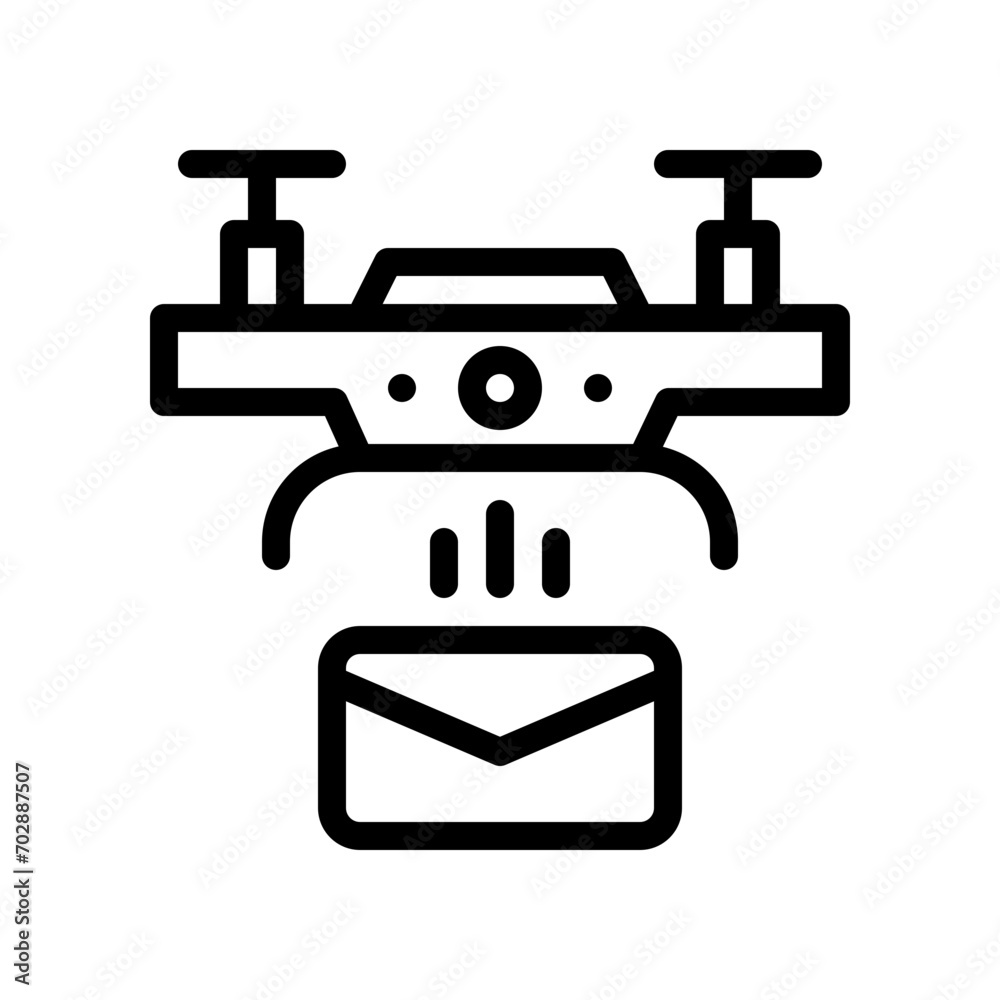 drone line icon