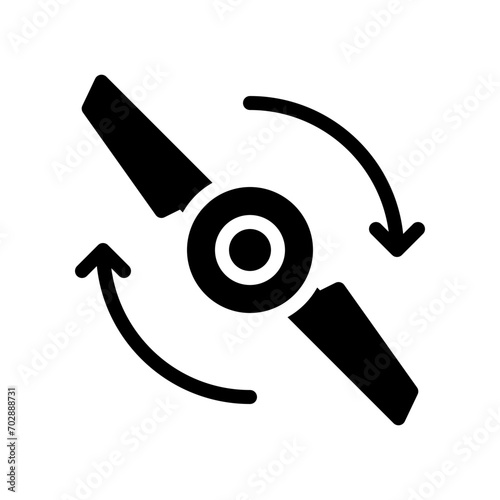 propeller glyph icon