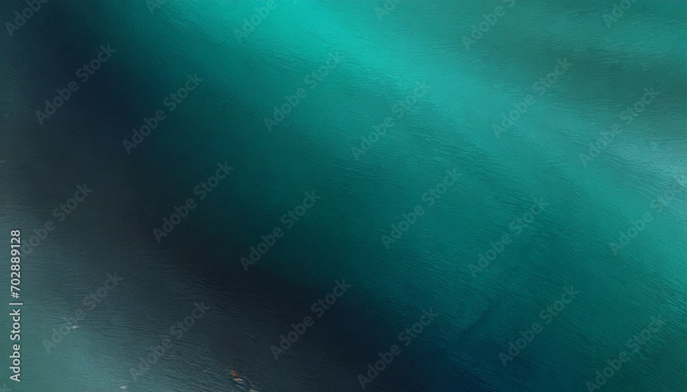 black dark light jade petrol teal cyan sea blue green abstract wave wavy line background ombre gradient blue atoll color noise grain rough grungy matte shimmer metallic electric template design - obrazy, fototapety, plakaty 
