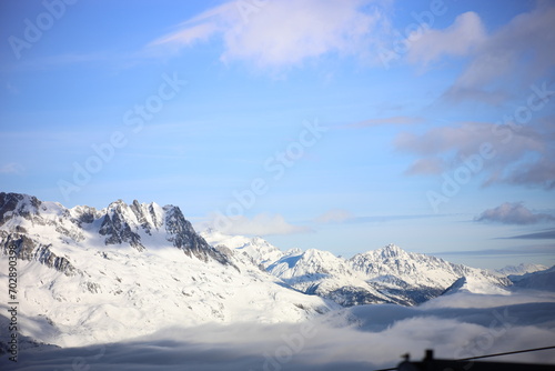 Neige, Montagne, Mont blanc, France 