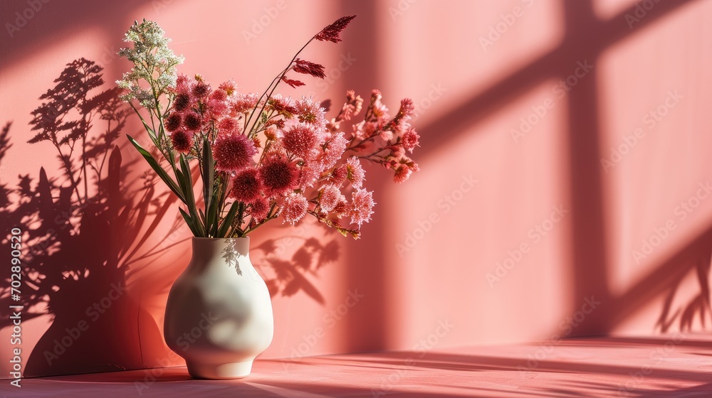 Modern Gradient Valentine's Theme A Fusion of Peach to Wine Colors for a Contemporary Ambiance