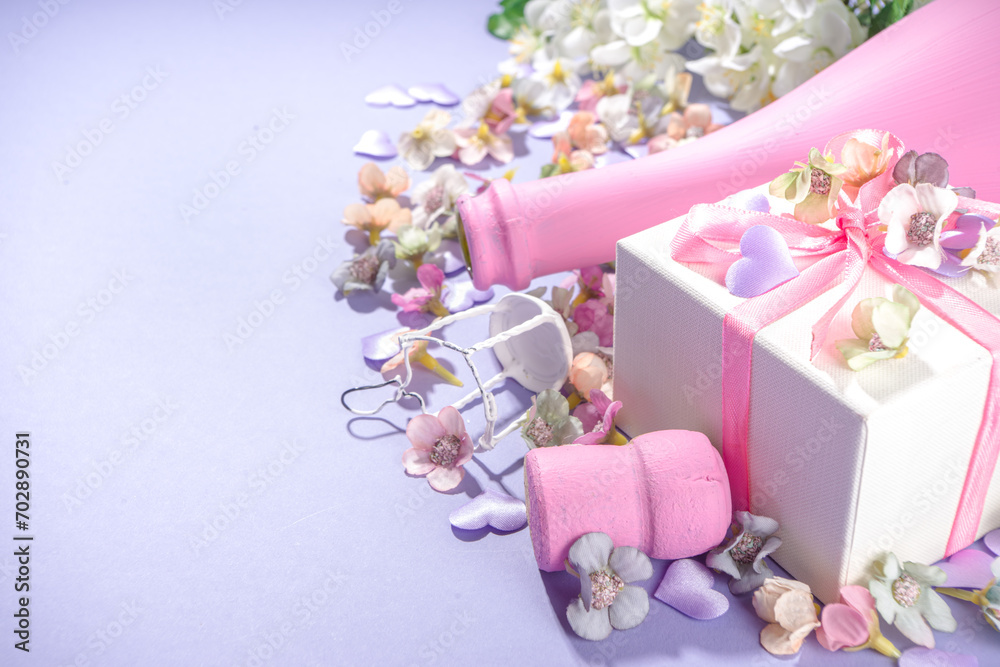High-colored very peri Valentine background High-colored very peri Valentine background