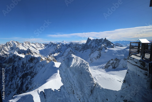 Neige, Montagne, Hiver, Paysage, Ciel