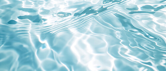 Blue water texture, blue mint water surface. abstract blue color water wave, pure natural swirl pattern texture, background