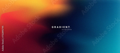 Fototapeta Naklejka Na Ścianę i Meble -  Abstract gradient background with grainy texture