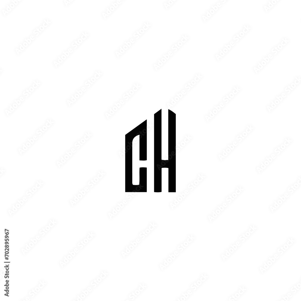 CH logo. CH set , C H design. White CH letter. CH, C H letter logo design. Initial letter CH letter logo set, linked circle uppercase monogram logo. C H letter logo vector design.	
