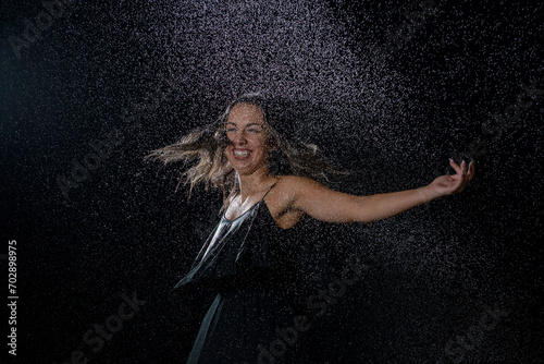 Mandy modeling water splash photos photo