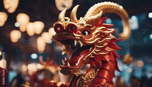Chinese zodiac dragon. Chinese lunar new year celebration