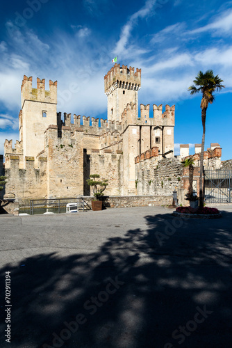 Sirmione castle, Lake Garda, Lombardy region, Italy photo