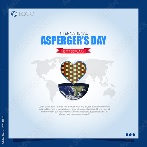 International Asperger's Day is observed to raise awareness about Asperger's Syndrome.