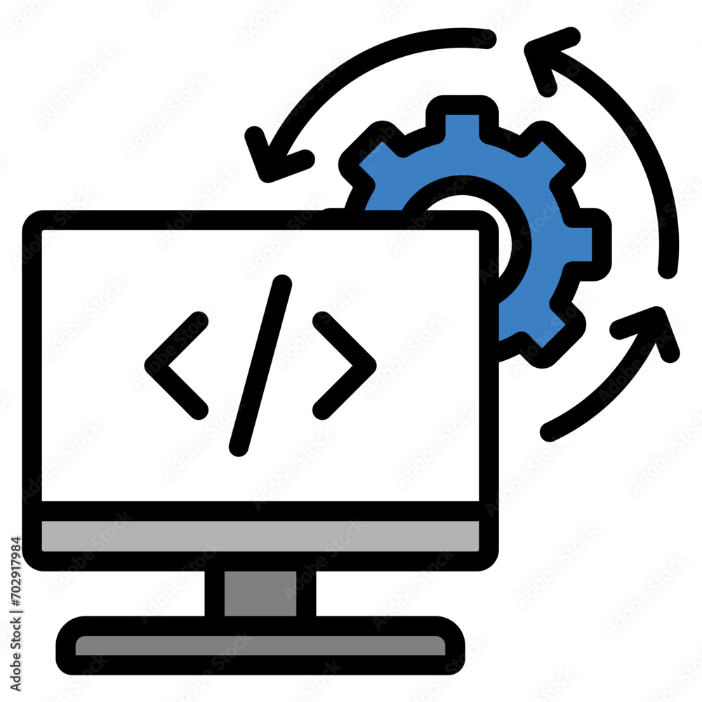 Continuous Integration Icon Element For Design Continuous Integration Icon Element For Design