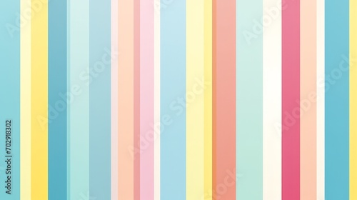 Colorful Striped Wallpaper Pattern in Pastel Colors