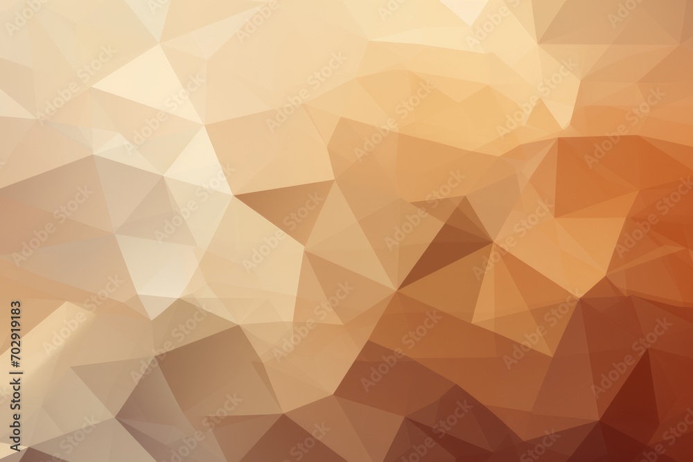 Vector abstract beige brown, triangles background