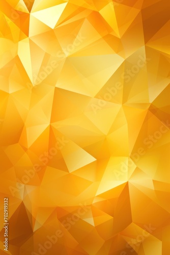 Vector abstract amber yellow, triangles background