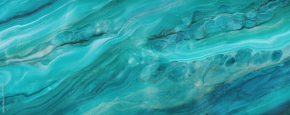 Turquoise marble texture and background