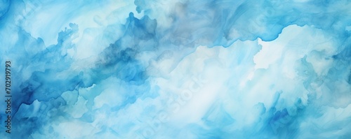 Turquoise Blue watercolor abstract background © GalleryGlider