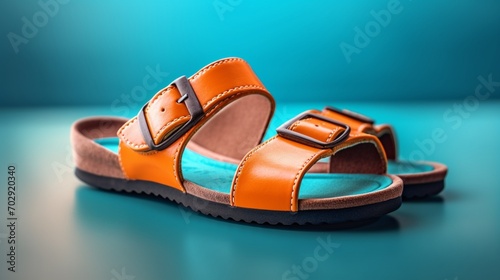 Canvas-taulu refer this image create a sandal image like this brig Ai Generative