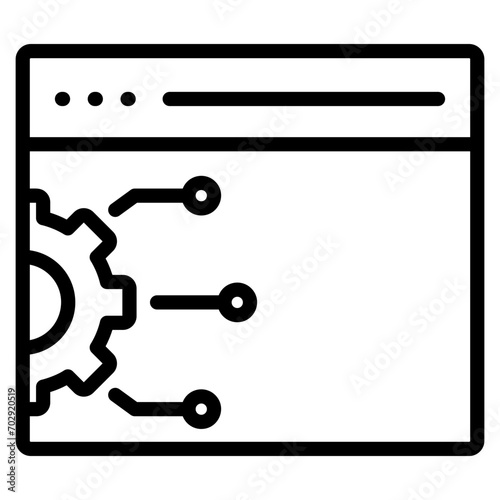 Api Integration Icon Element For Design