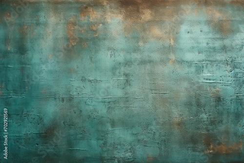 Textured steel teal grunge background © GalleryGlider