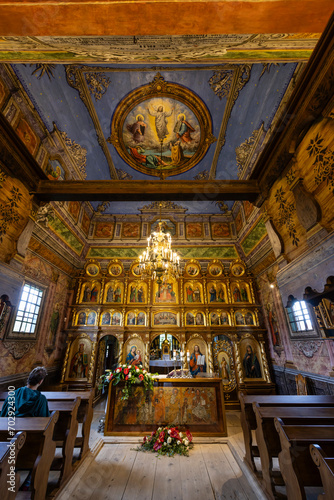 Saint Paraskevi church, UNESCO site, Kwiaton, Lesser Poland Voivodeship, Poland photo