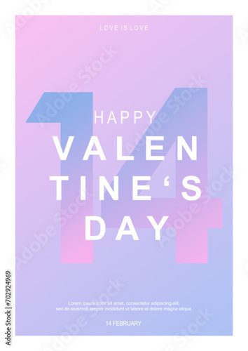 Valentines day vector flyer template with 50% sale and discount special offers. Vector illustrations for greeting cards, backgrounds, online shopping, sale ads, web and social media banners, marketing