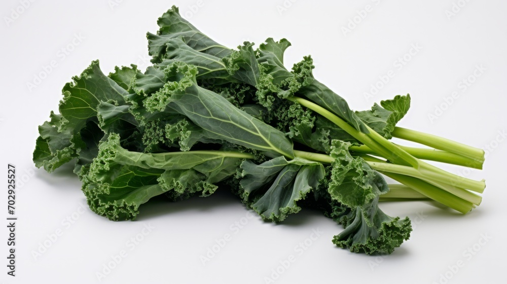fresh kale isolated on white background top view. fresh kale isolated on white background top view.