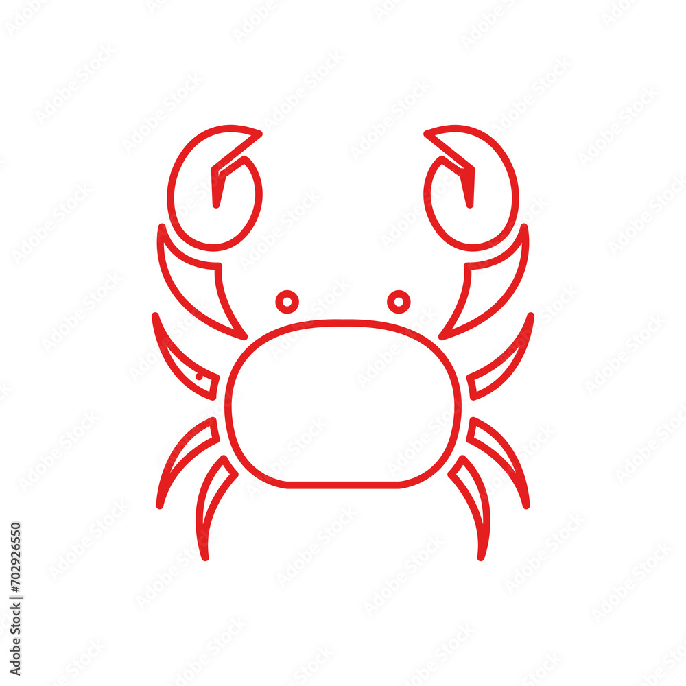 little crabs logo design vector image little crabs logo design vector image