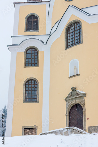 Church in Neratov, Orlicke mountains, Czech Republic photo