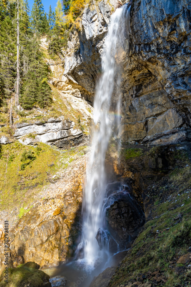 Obraz premium Johanneswasserfall waterfall, Sankt Johann im Pongau district, Province of Salzburg, Austria