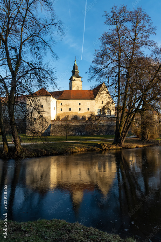 Telc, Unesco world heritage site, Southern Moravia, Czech Republic.