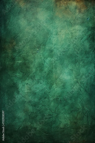 Textured emerald grunge background