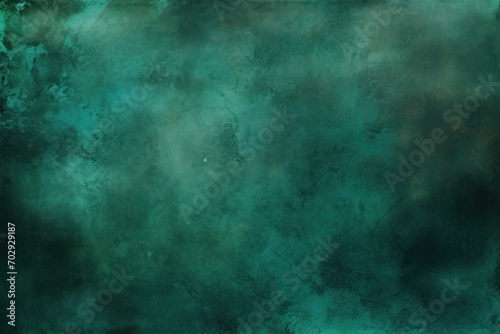 Textured dark sea green grunge background © GalleryGlider