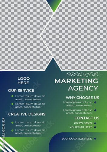 Creative and modern business flyer design