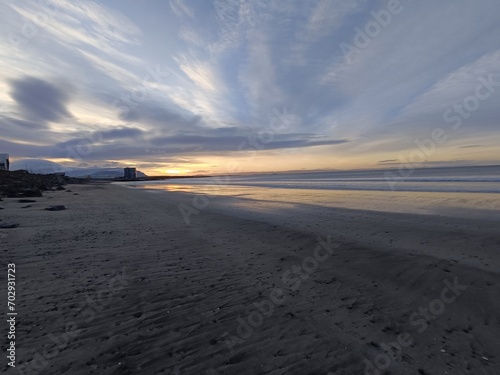 sunset at the beach