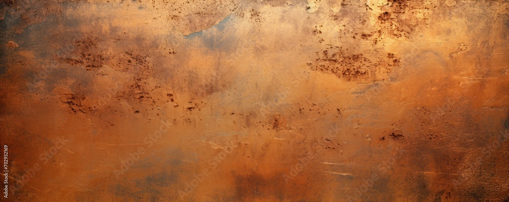 Textured copper grunge background