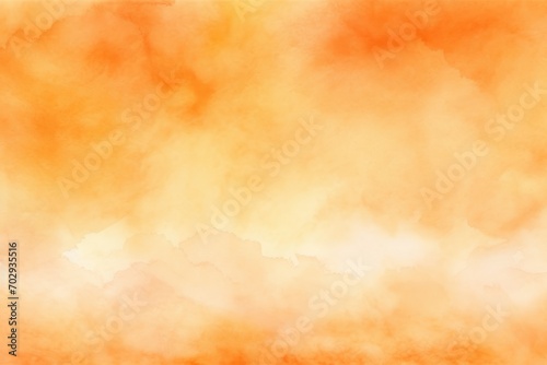 Tangerine watercolor abstract background