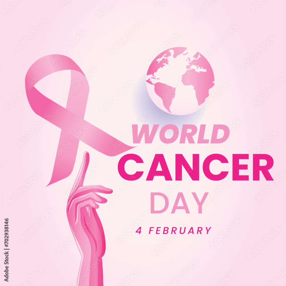 gradient world cancer day poster template design gradient world cancer day poster template design