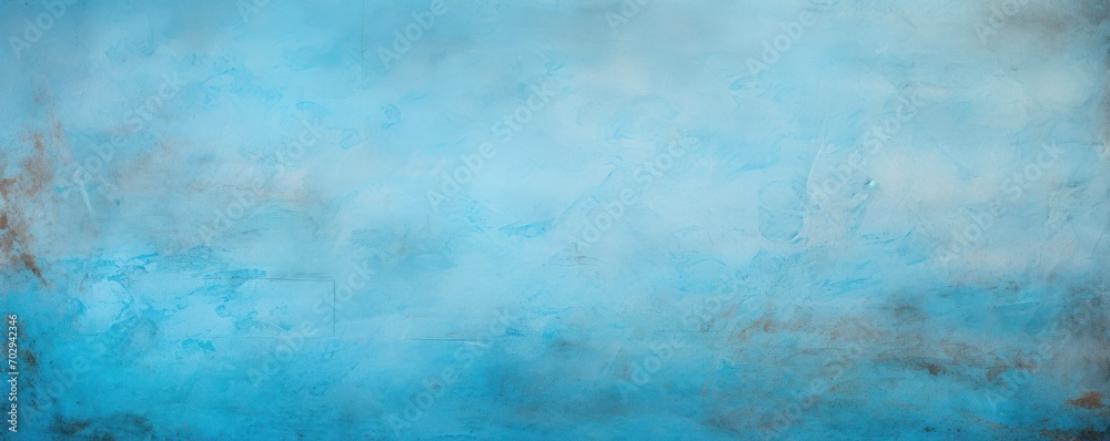 Sky Blue background on cement floor texture