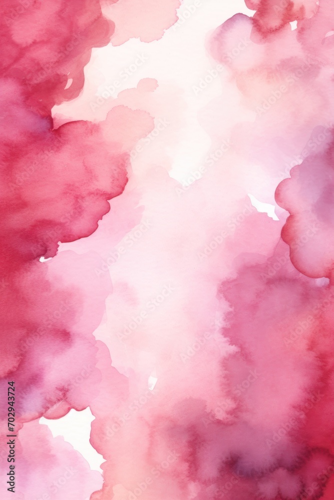 Ruby watercolor abstract background