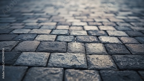 Gray tones of stone bricks in roads, sidewalks, square floors.