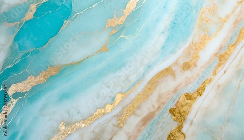 abstract blue and gold marble background ai