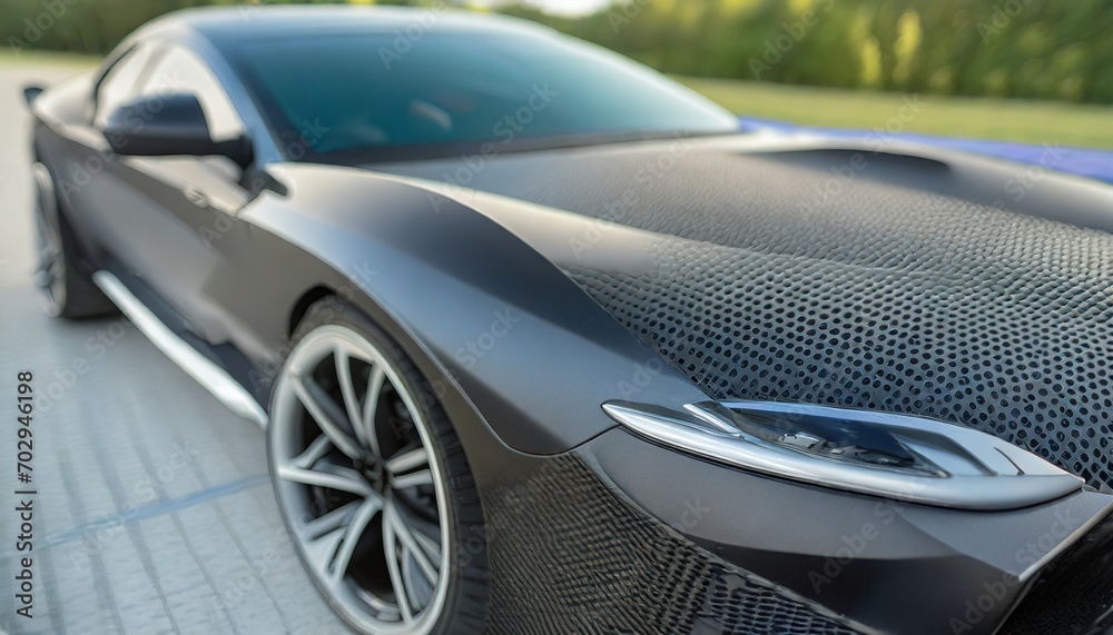 carbon fiber luxury sports car