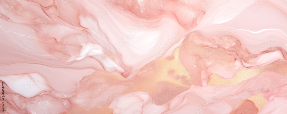 Rose gold marble texture and background