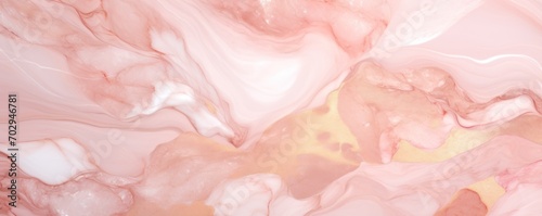 Rose gold marble texture and background © Celina